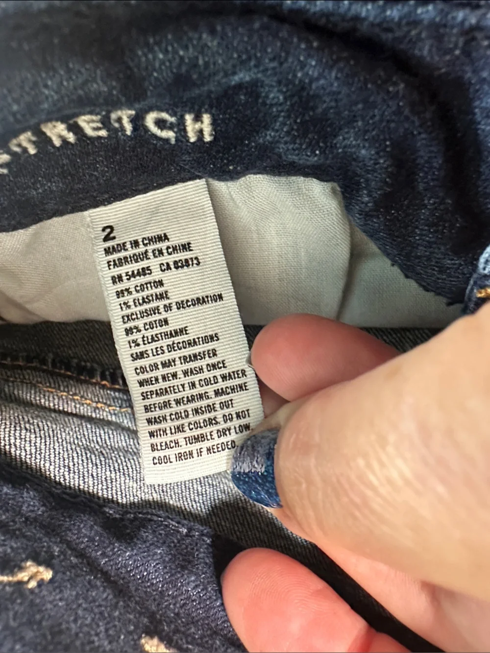 American Eagle Outfitters AE Shorts Size 2 Indigo Denim Cutoff Denim